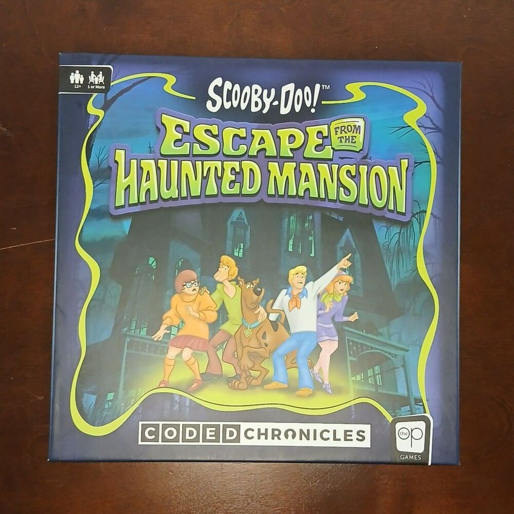 Scooby-Doo! Escape from the Haunted Mansion Board Game Open Box Unused